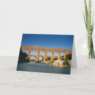Cartão Provence - Pont du Gard greeting card
