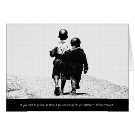 Cartão Provérbio Africano