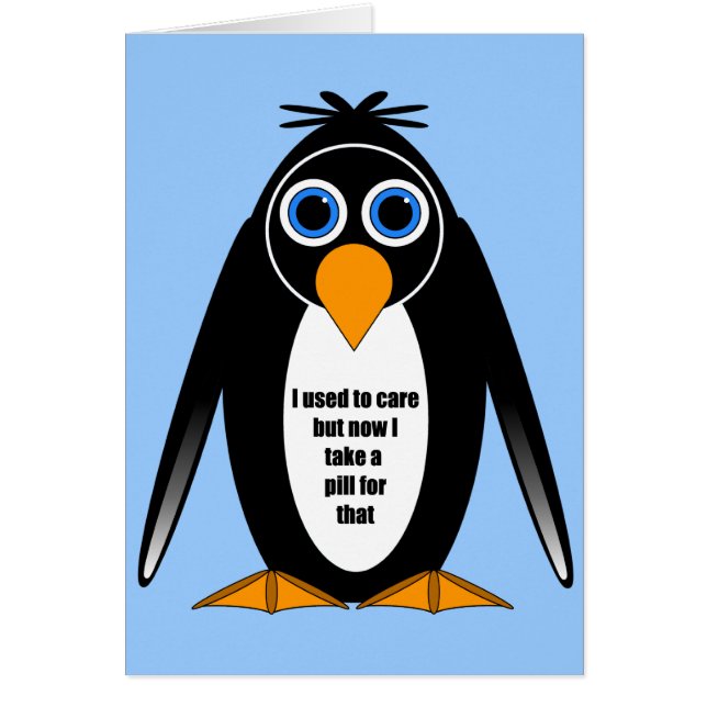 Cartão provérbio engraçado (Frente)