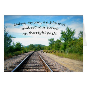 Cartão Provérbios 23:19