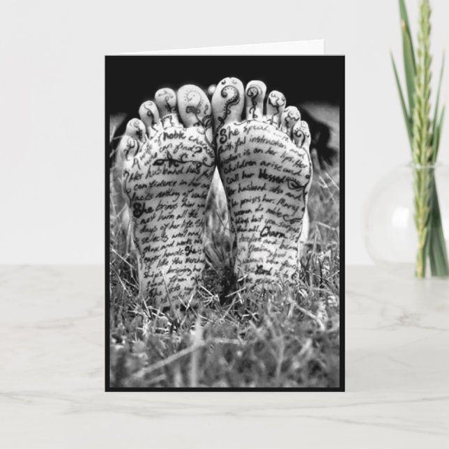 Cartão provérbios de 31 pés (Frente)