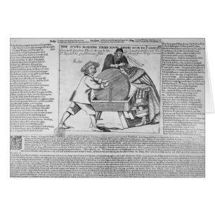 Cartão Provérbios e previsões velhos