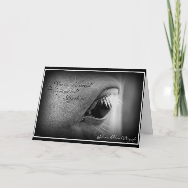 Cartão Proverbs 11:17 (Thinking of You) (Frente)