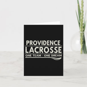 Cartão Providence Lacrosse One Team One Dream