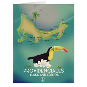 Cartão Providenciales turks e caicos