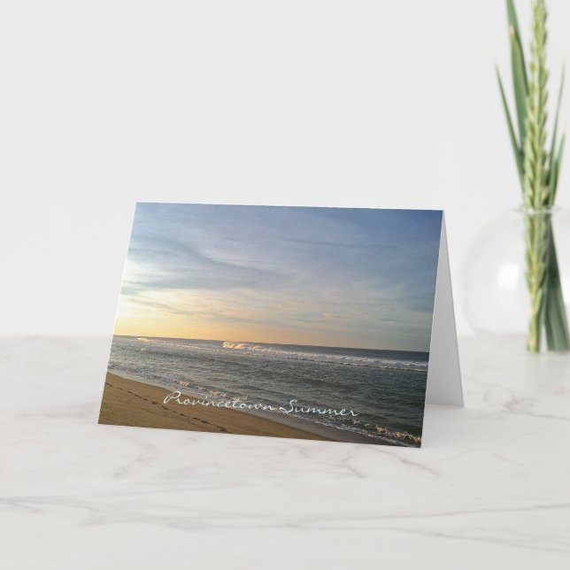 Cartão Provincetown Summer Greeting Card (Frente)