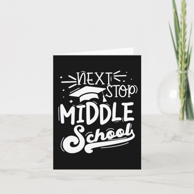 Cartão Próxima Parada do Ensino Médio Soma de Graduação d (Frente)