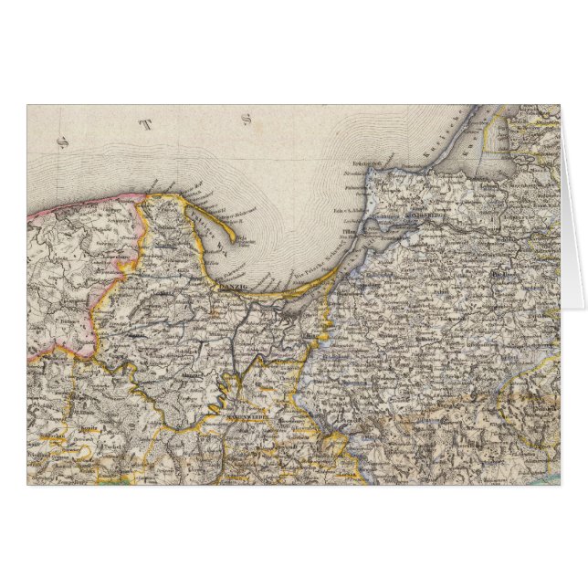 Cartão Prússia, Alemanha, Polônia 2 (Frente Horizontal)