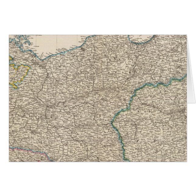 Cartão Prússia e Polônia (Frente Horizontal)