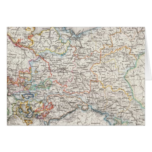 Cartão Prússia, Suiça (Frente Horizontal)