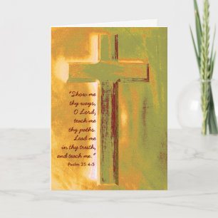 Cartão Psalm 25 Doctor of Ministry Card