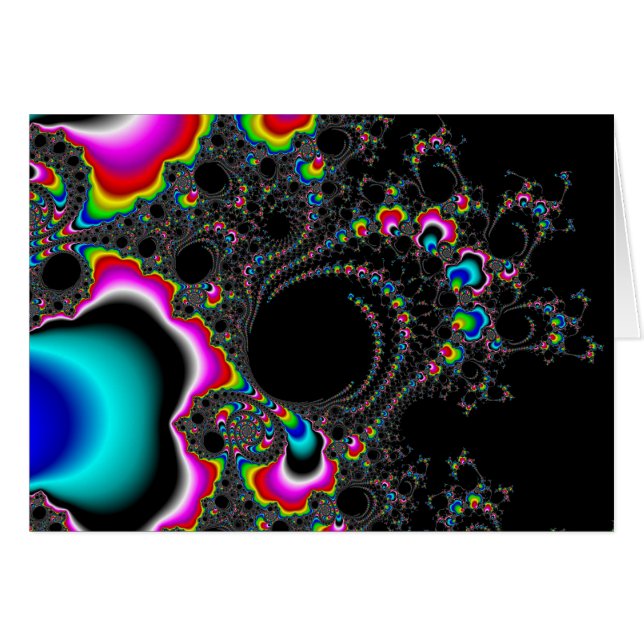 Cartão Psicodelace - Fractal (Frente Horizontal)