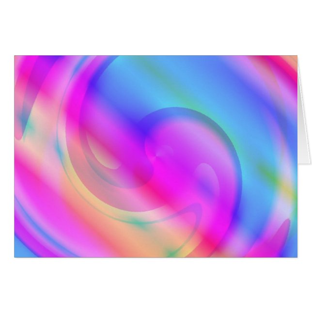 Cartão Psicodélico (Frente Horizontal)