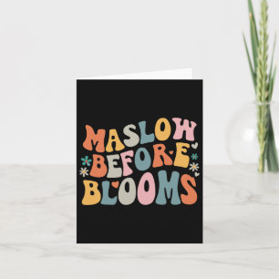 Cartão Psicóloga Maslow Antes Do Bloom Sped Teacher Clro