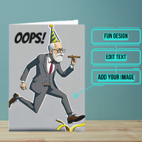 Psicólogo ou Conselheiro Freudiano Slip Aniversári