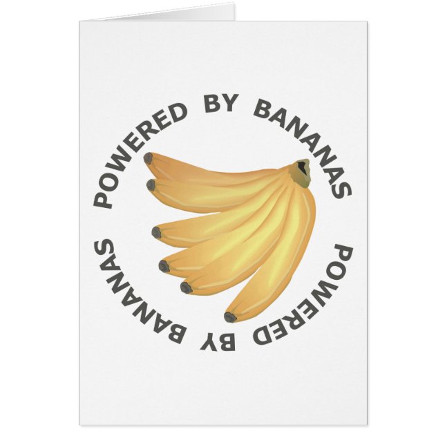 Cartão Psto por bananas (Frente)