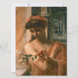 Cartão Psyche no Templo do Amor (por Edward Poynter)