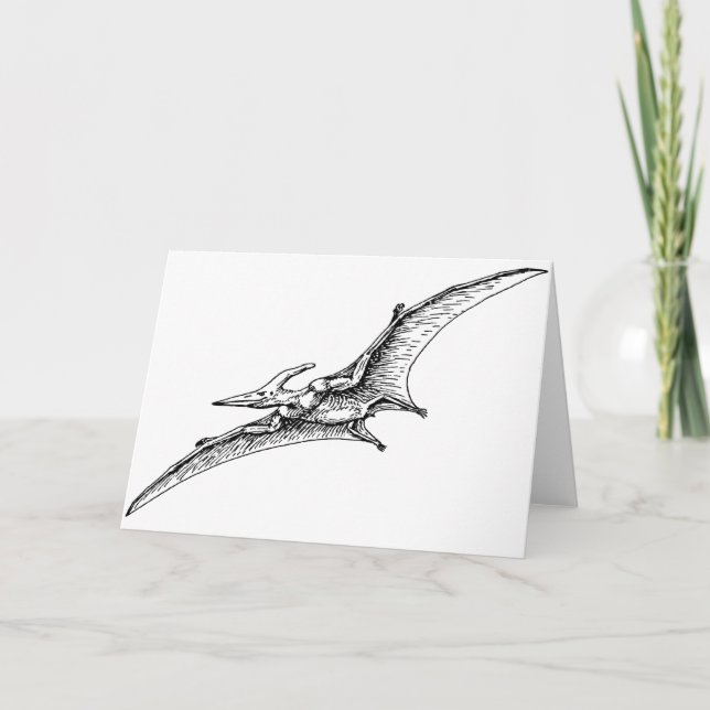Cartão Pterodactilo (Frente)