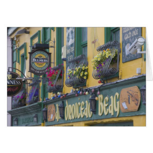 Cartão Pub, Dingle, Península de Dingle, Condado de Kerry