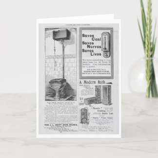 Cartão Publicidade no início do 20