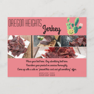 Cartão publicitário comercial Bohemian Cactus Succ