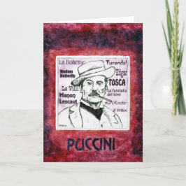Cartão PUCCINI greetings card
