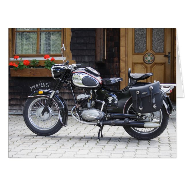 Cartão Puch 125 SV (Frente horizontal)