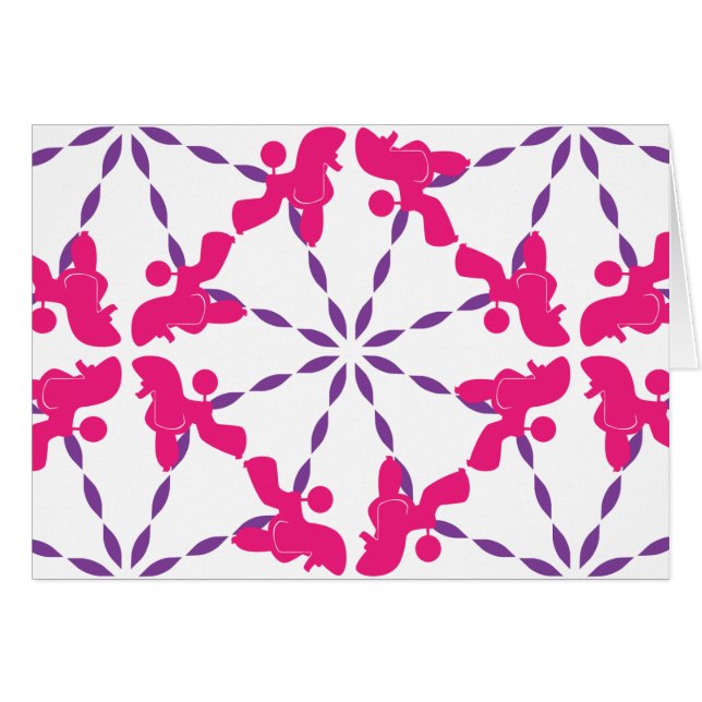 Cartão Pudelmuster (Frente Horizontal)