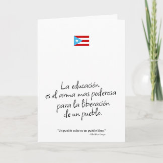 Cartão Puerto Rican Graduation Card – Boricua Greeting