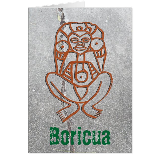 Cartão Puerto Rico - deusa (Frente)