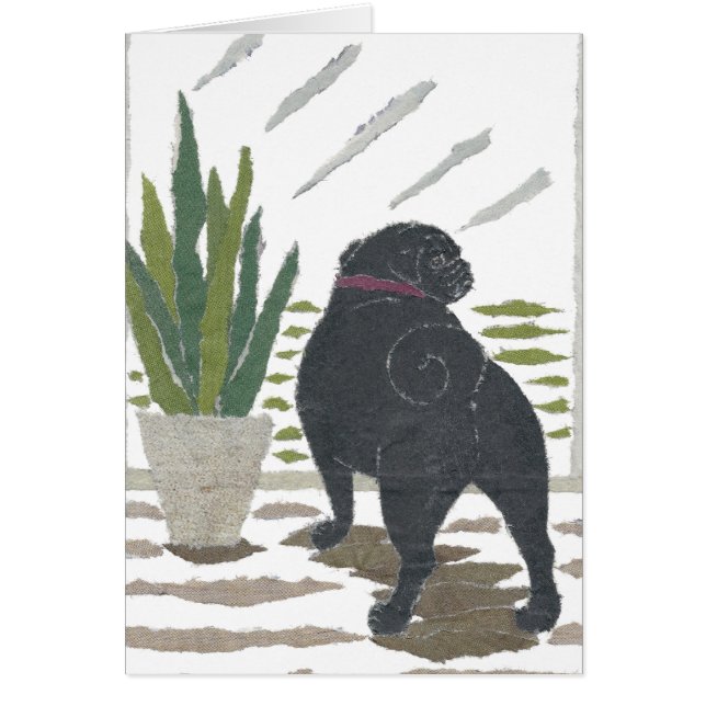 Cartão Pug (Frente)