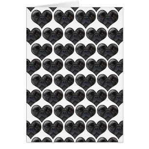 Cartão Pug Hearts