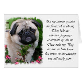 Cartão Pug Lovers Art