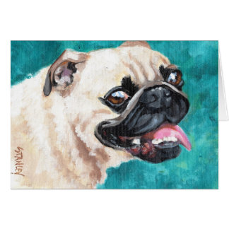 Cartão Pug-nacious