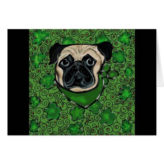 Cartão Pug Patty (Frente Horizontal)