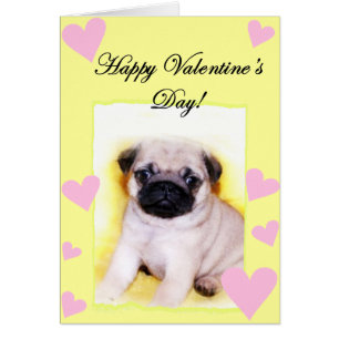 Cartão Pug Puppy