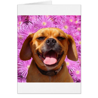 Cartão Puggle bonito