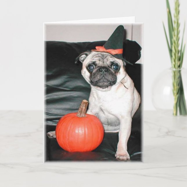 Cartão Pugoween (Frente)