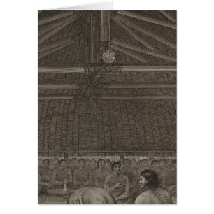 Cartão Pulaho Bebendo Kava, Tonga