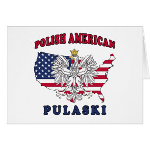Cartão Pulaski Wisconsin Polonês
