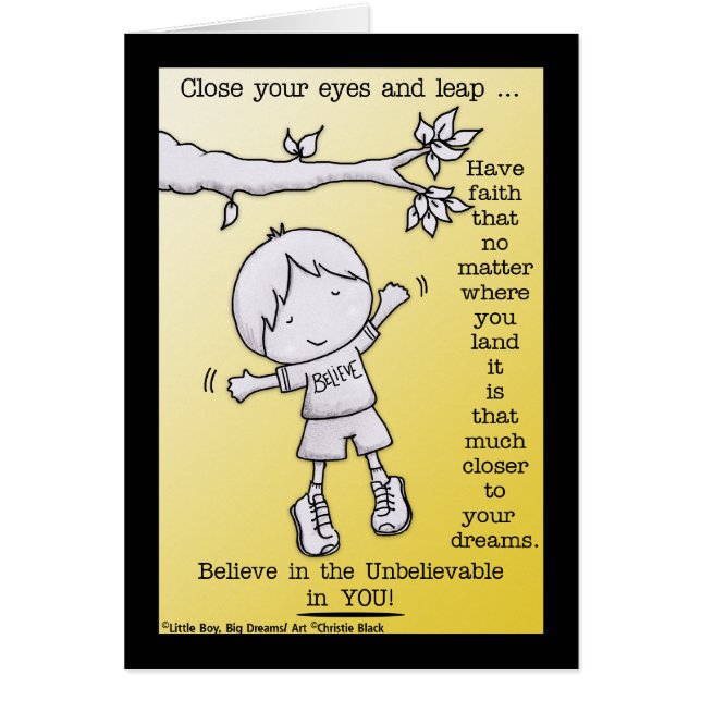 Cartão Pulo da fé (Frente)