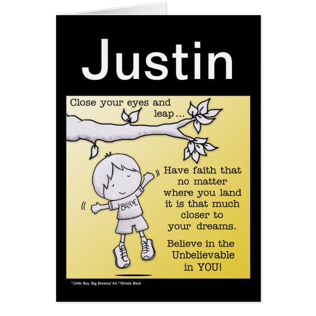 Cartão Pulo da fé (Frente)