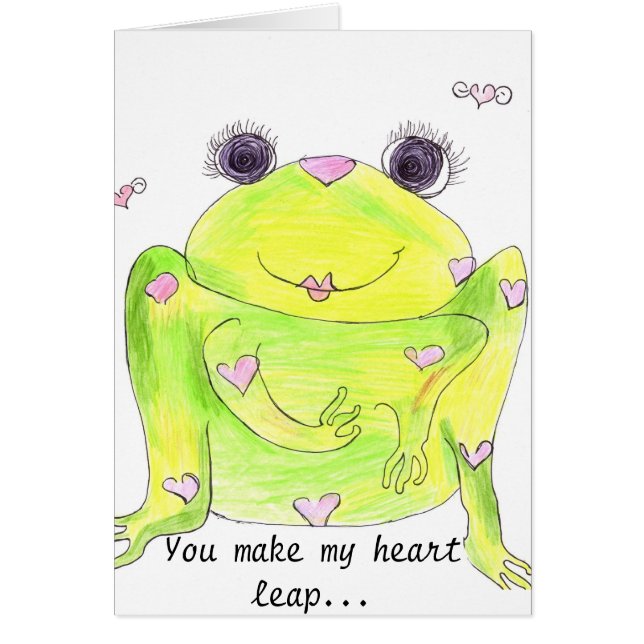 Cartão Pulo do coração (Frente)