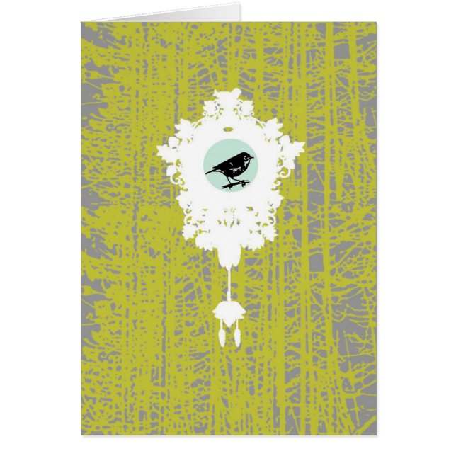 Cartão Pulso de disparo de cuco da floresta (Frente)