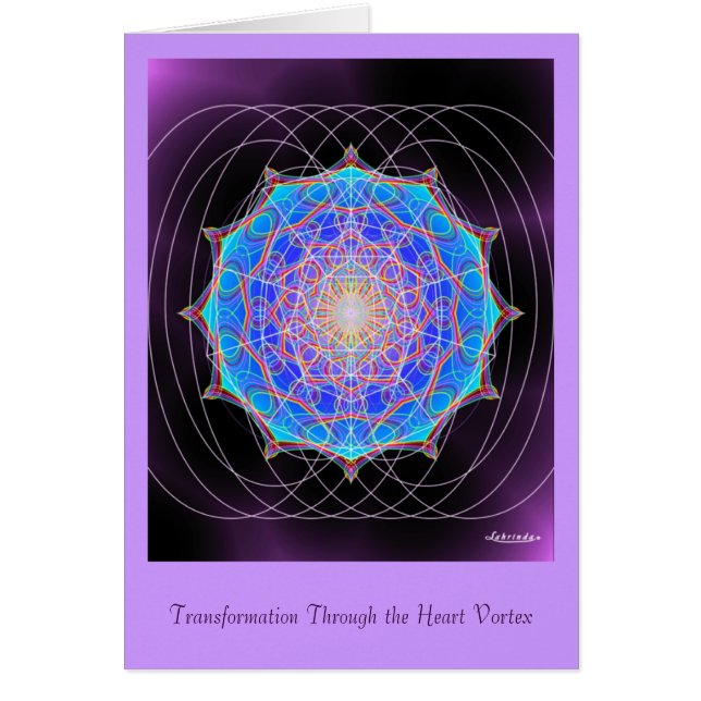 Cartão Pulverização do Coração (Frente)