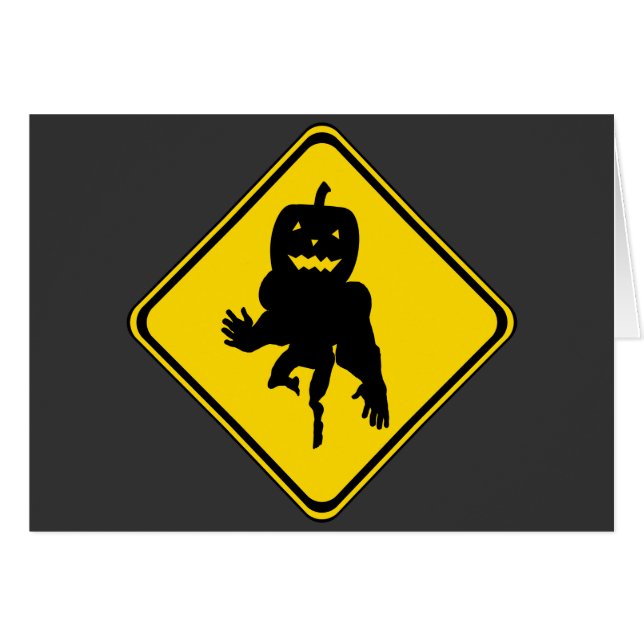 Cartão Pumpkin À Frente! (Frente Horizontal)