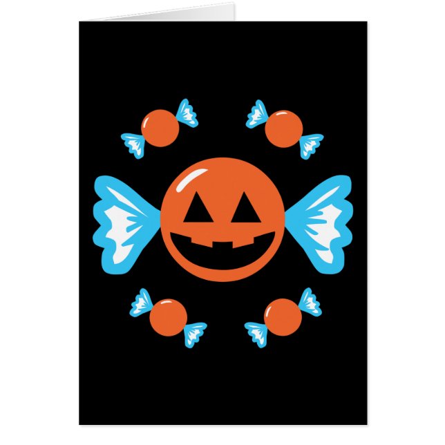 Cartão Pumpkin Candy (Frente)