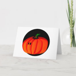 Cartão Pumpkin de Dia das Bruxas