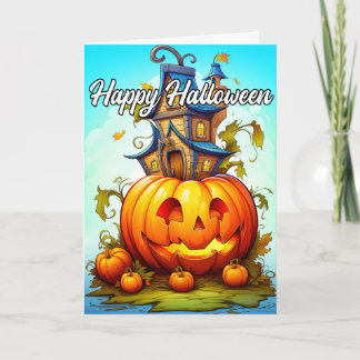 Cartão Pumpkin Feliz das Bruxas