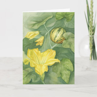 Cartão Pumpkin flower